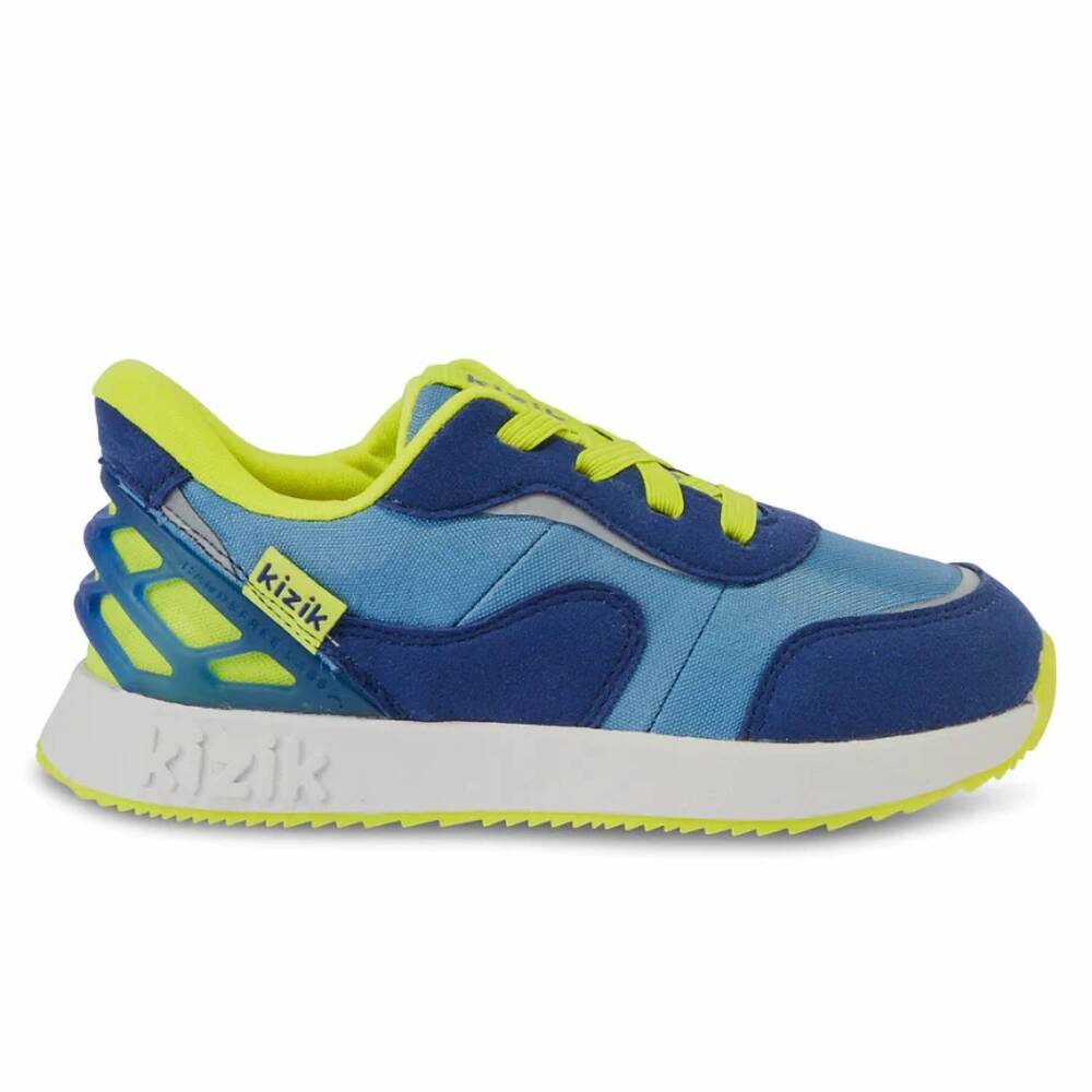 NEW KIZIK kid's orlando sneaker in blue jasper